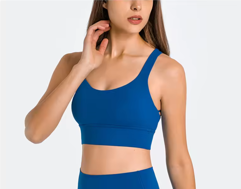 Criss Cross Strap Back Sports Bra